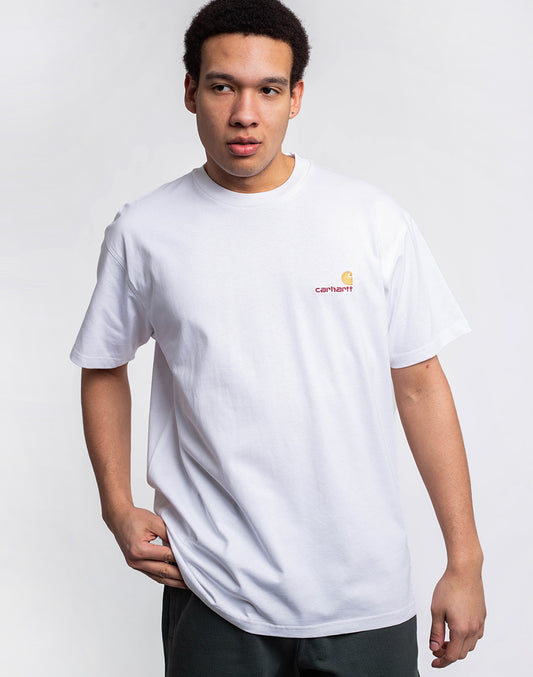 T-shirt de script américain S / S