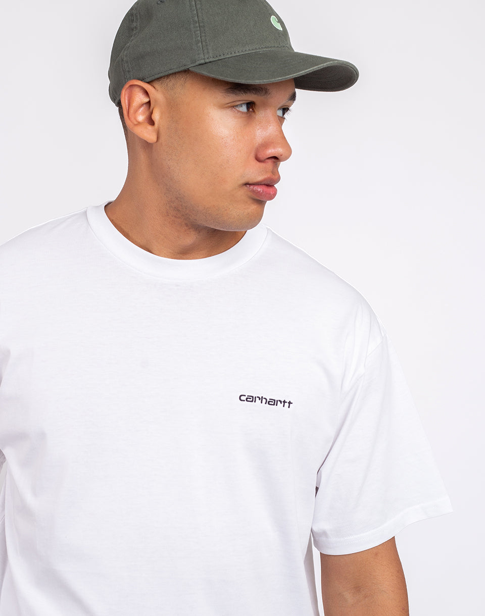 T-shirt de broderie S / S Script
