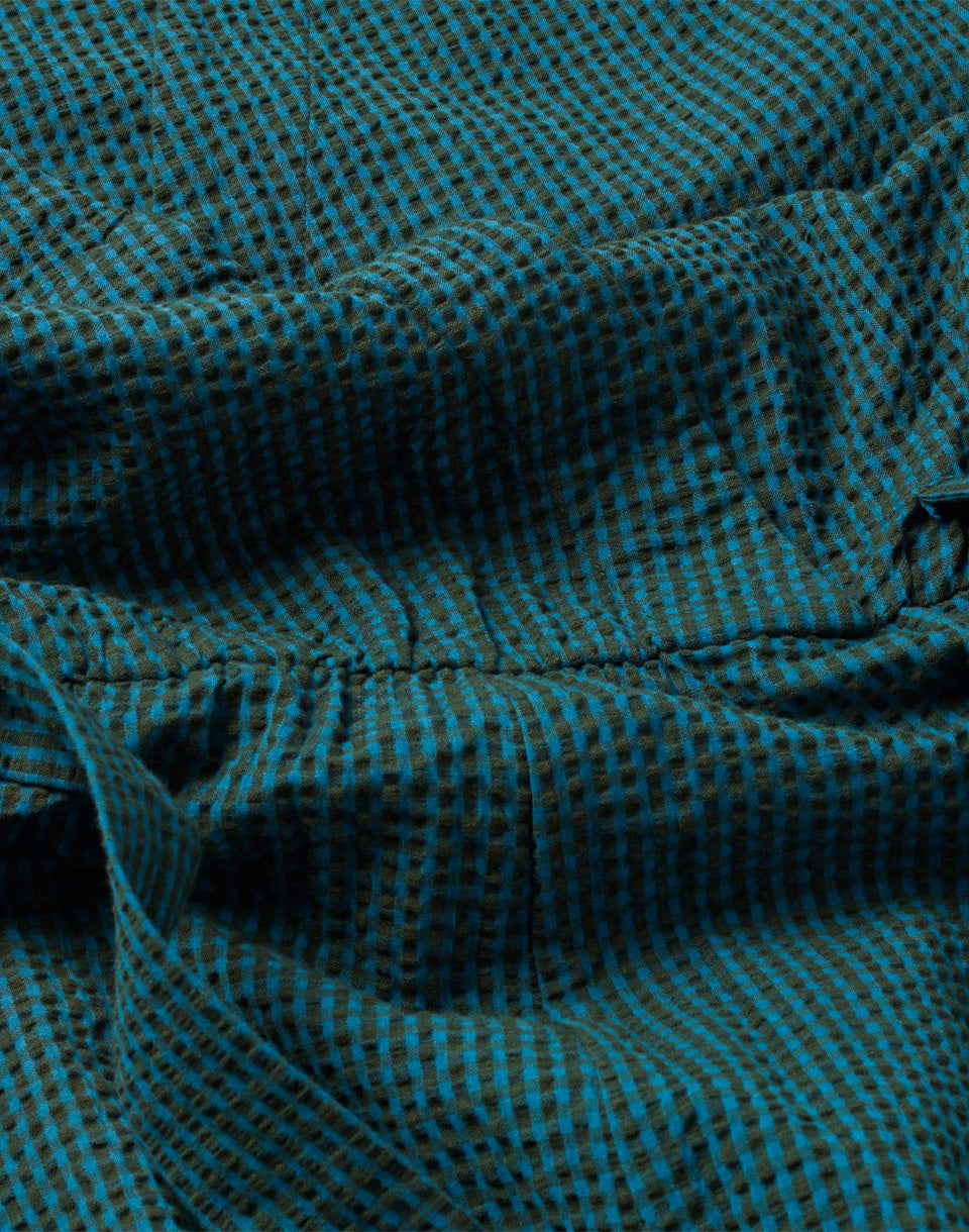 Bottle Green vérifie la combinaison de seersucker winona
