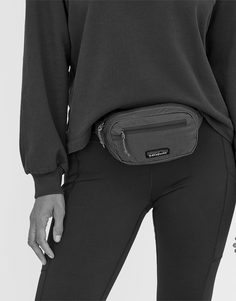 Pack de hanche à trous noir ultra-léger