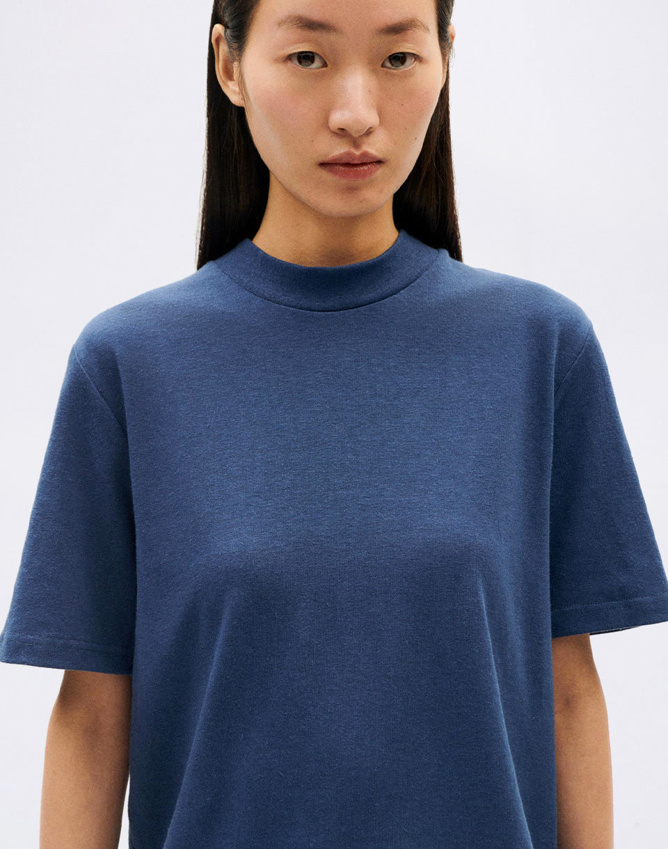 T-shirt de chanvre de chanvre sombre