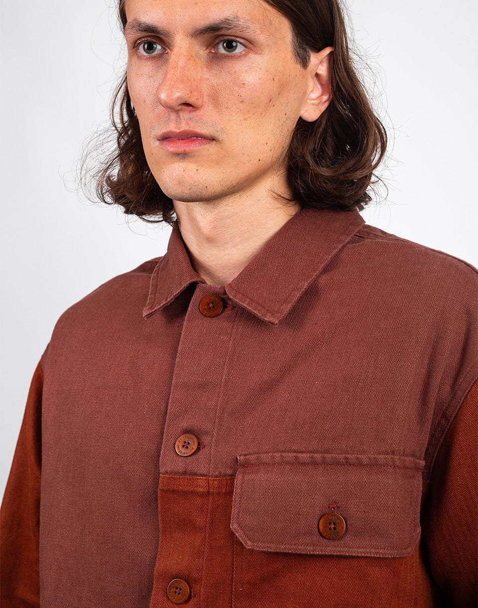 Veste carmy à chevrons grillé