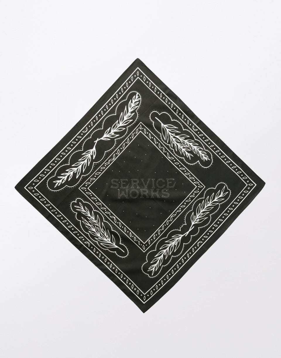 Bandana de branche d'olive
