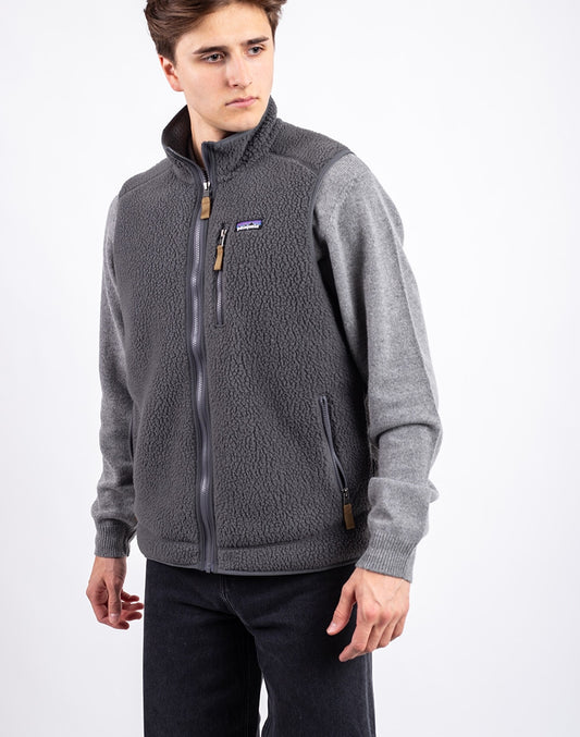 Gilet rétro à poils longs (hommes)