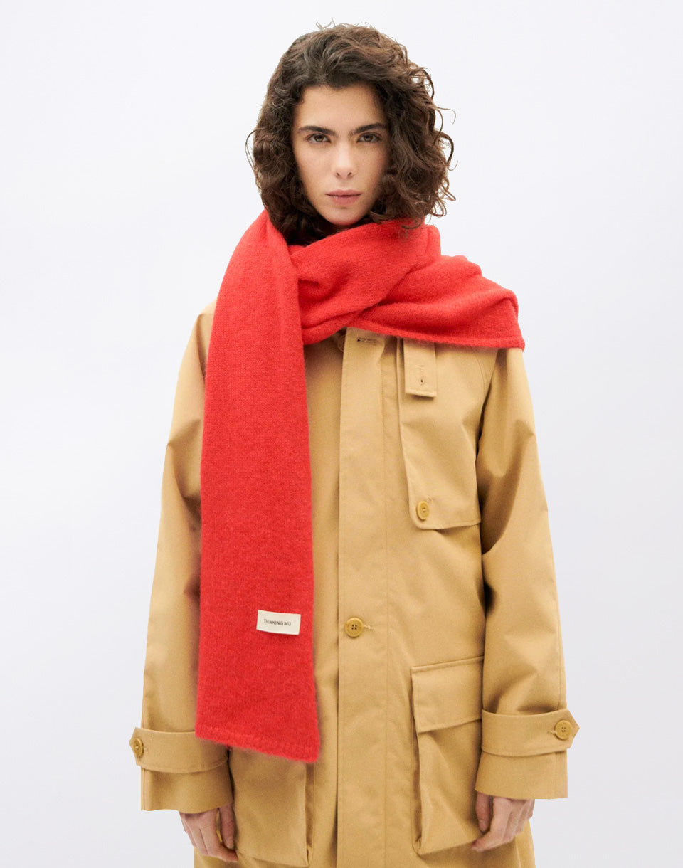 Écharpe laine de laine alpaga