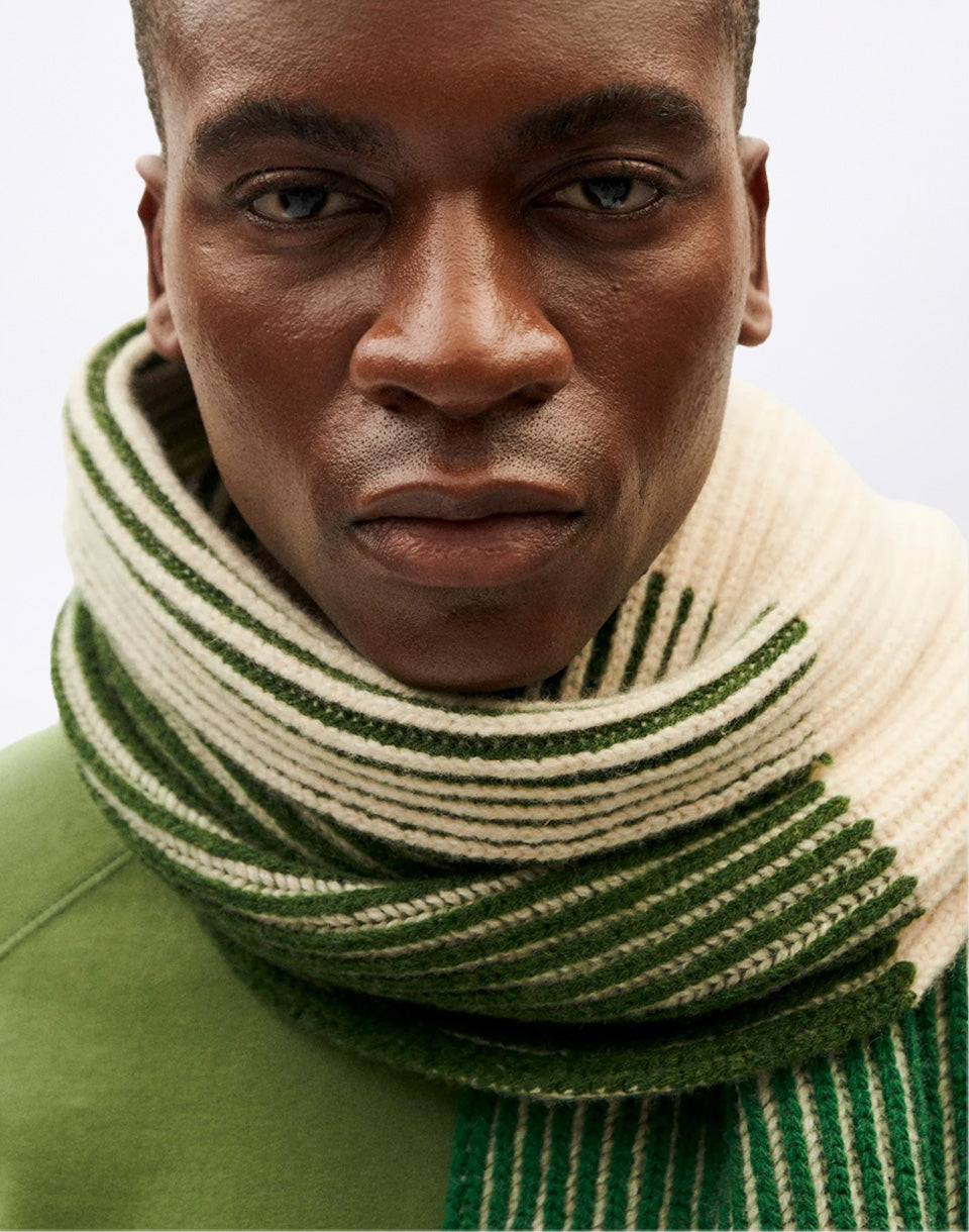 Écharpe en laine centrale Ghede