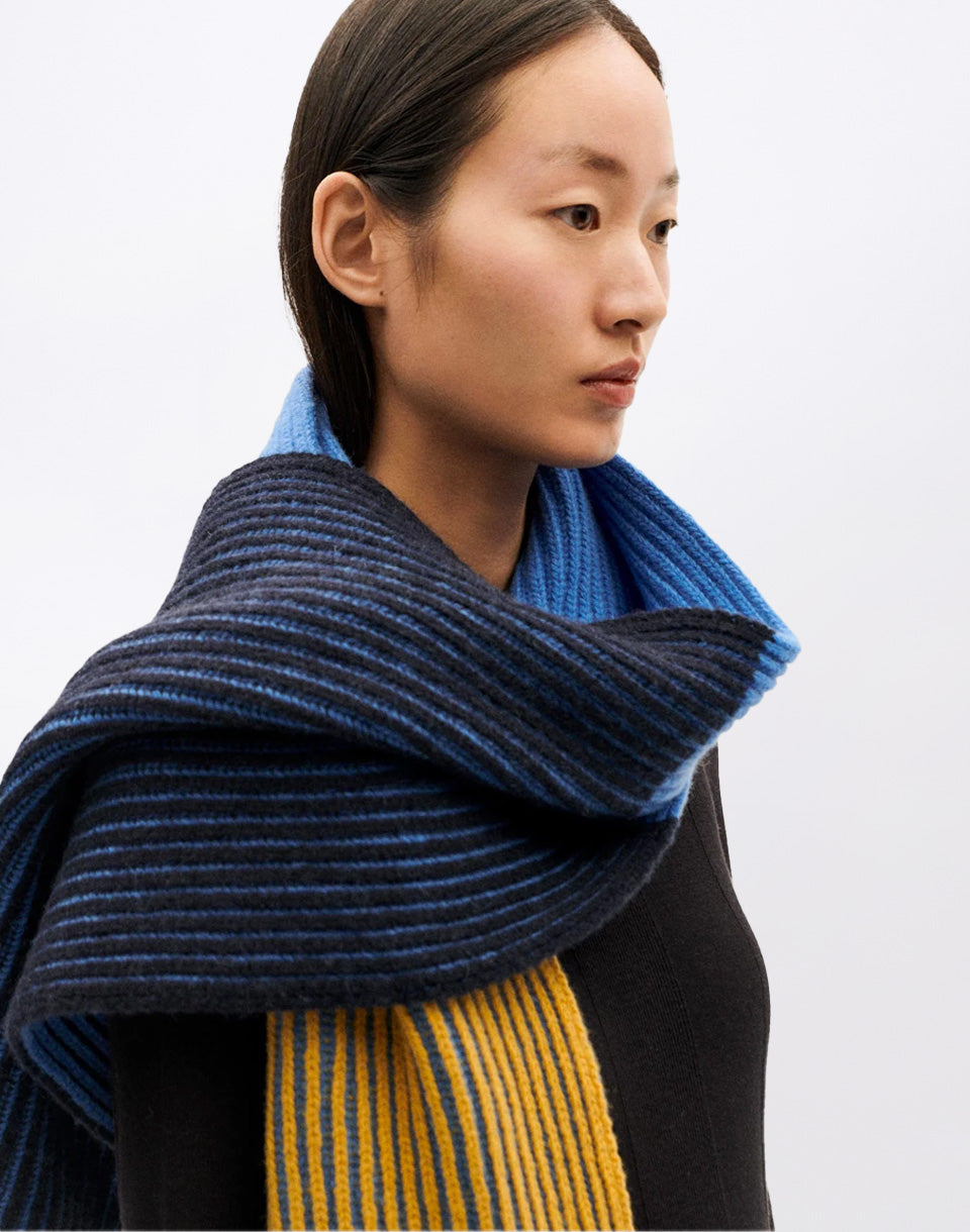 Marin rayons ghede swicl tricoté