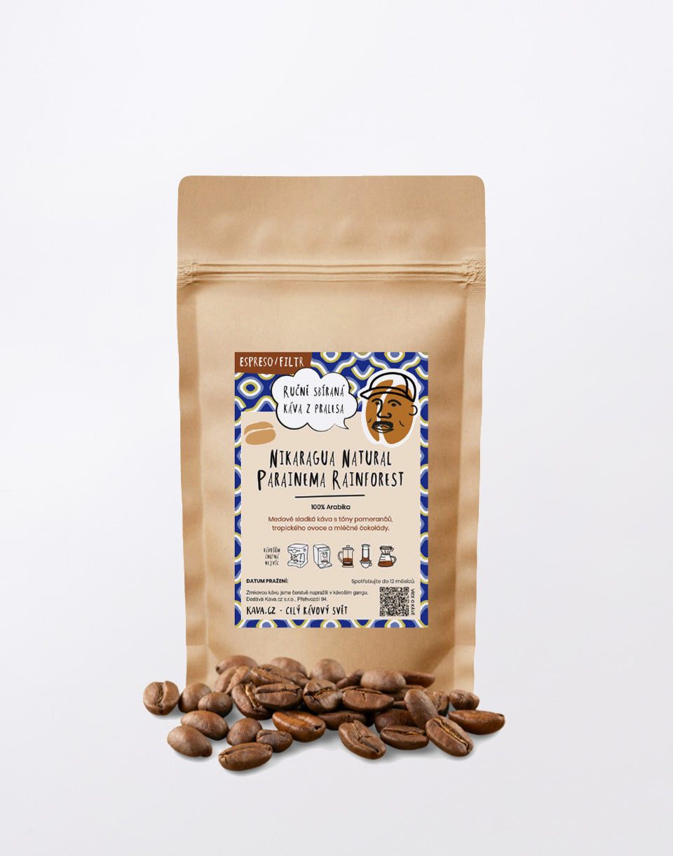 Nikaragua Natural Parainema Rainforest 125g (Filtr)