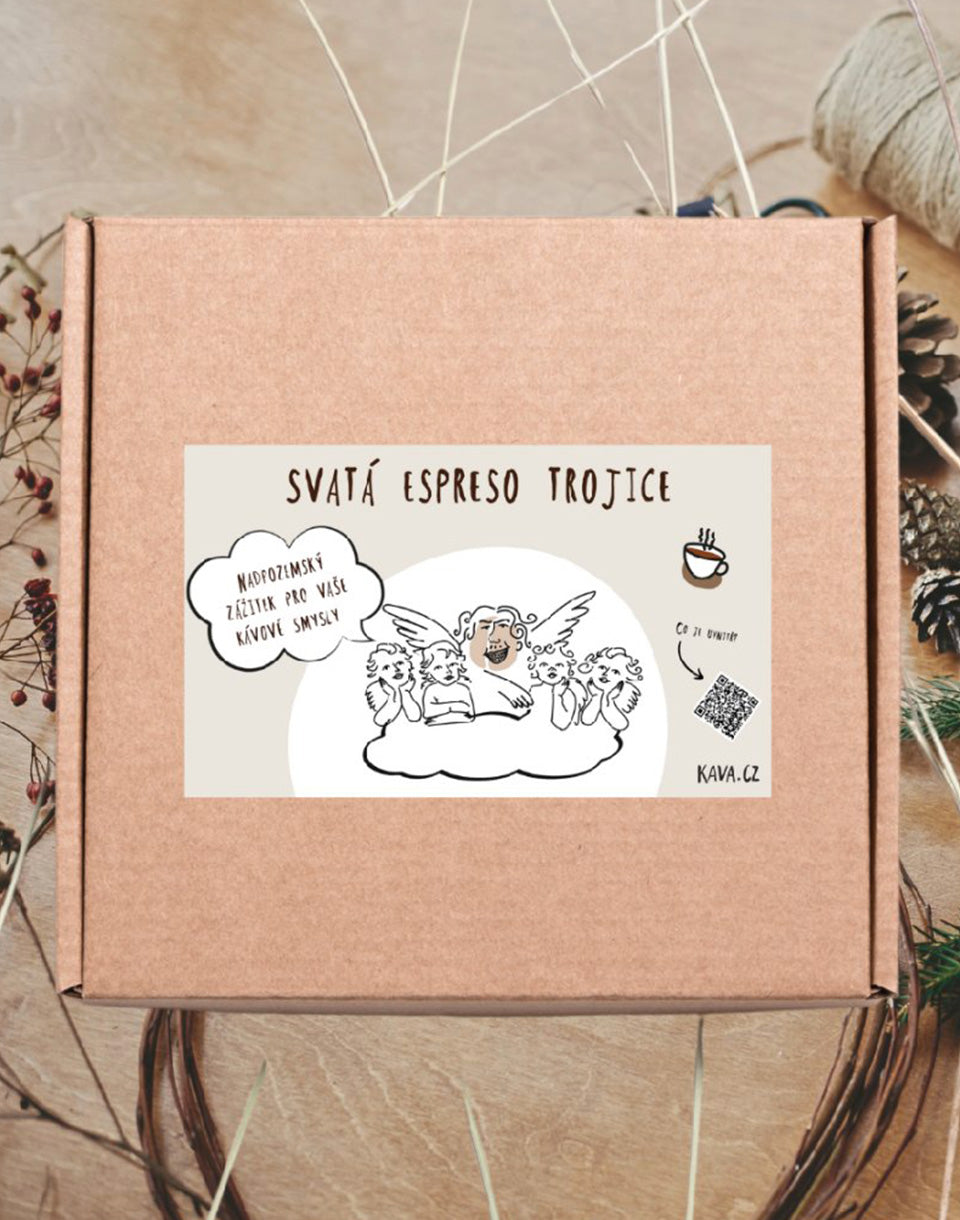 Kávošský dárkový Balíček - Svatá Espreso Trojice