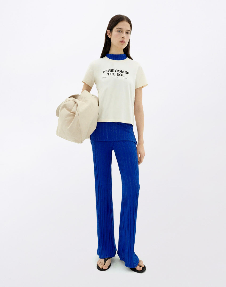 White Classic Sun T-Shirt Ida