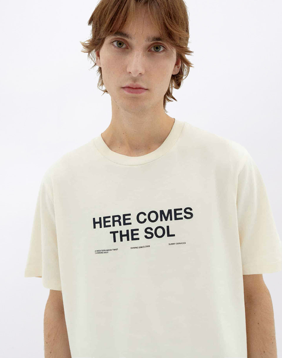 T-shirt blanc classique Zach Sun