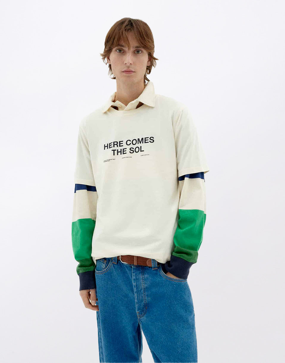 T-shirt blanc classique Zach Sun