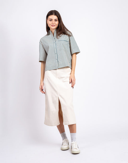 Denim Midi Skirt