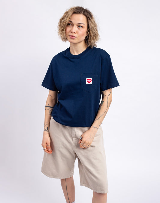 W' S/S Pocket Heart T-Shirt