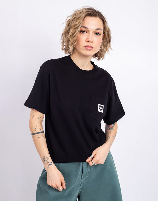 W' S/S Pocket Heart T-Shirt