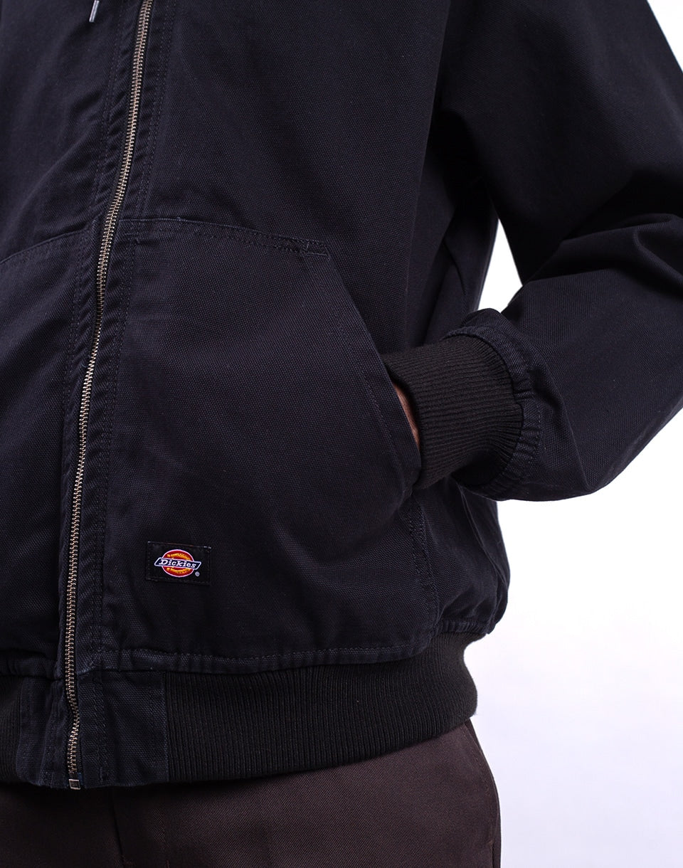 Veste à capuche en toile de canard non doublée