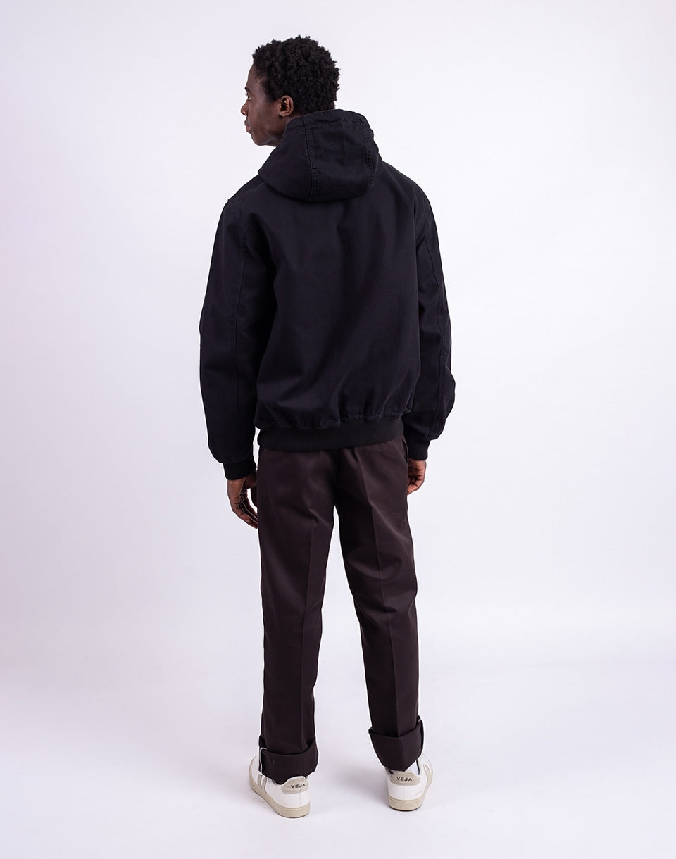 Veste à capuche en toile de canard non doublée