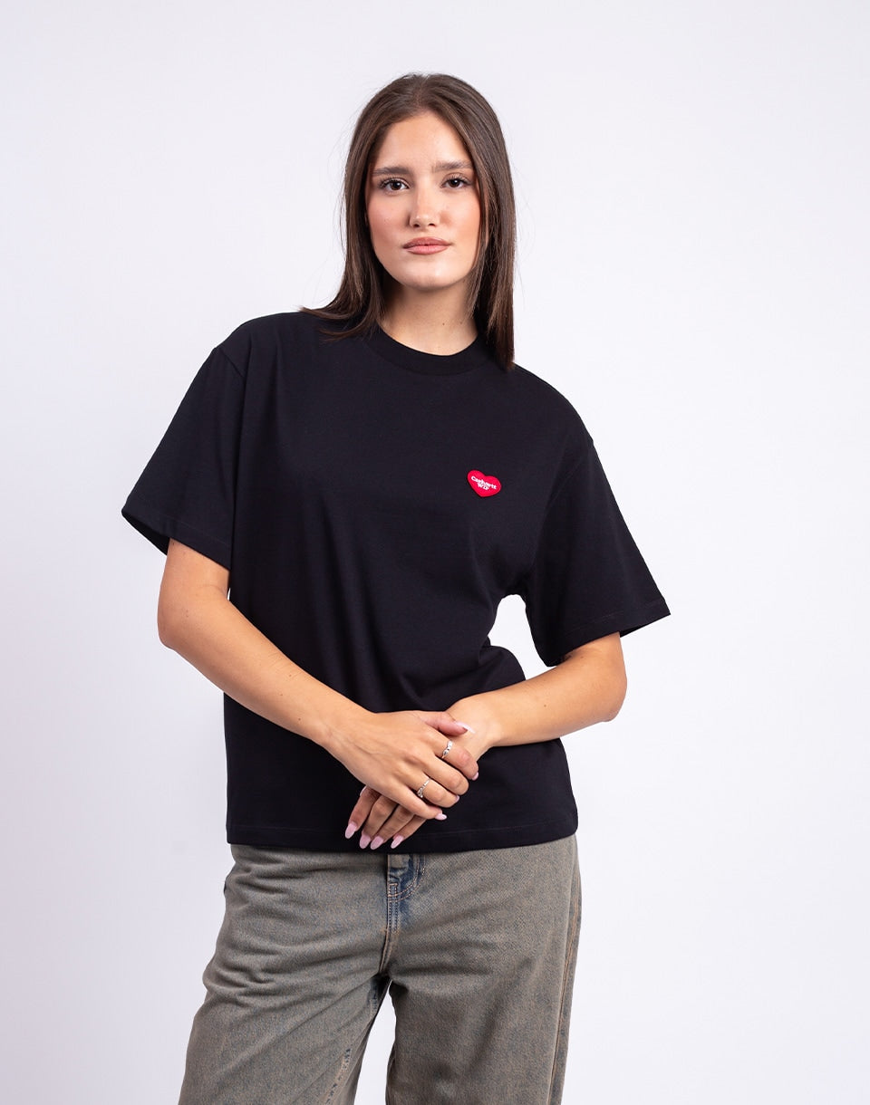 W' S/S Heart Patch T-Shirt