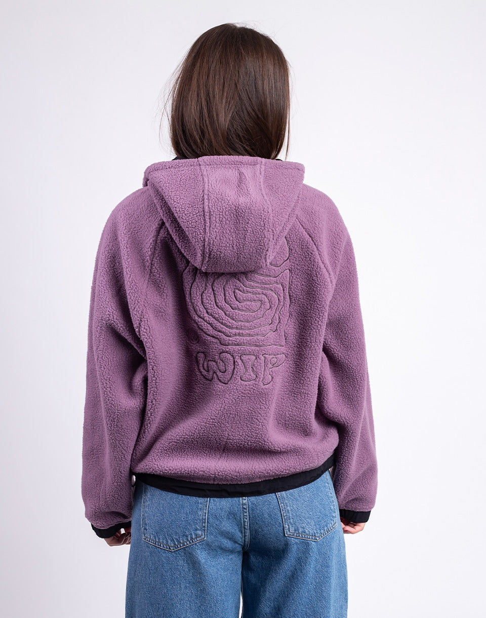 W' Hooded Helix Fleece Jacket