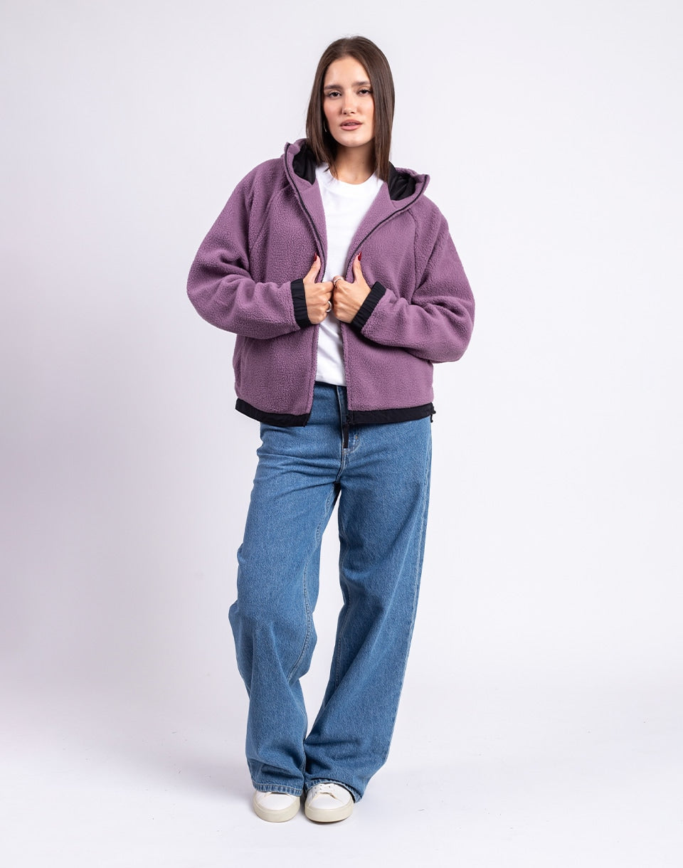W' Hooded Helix Fleece Jacket