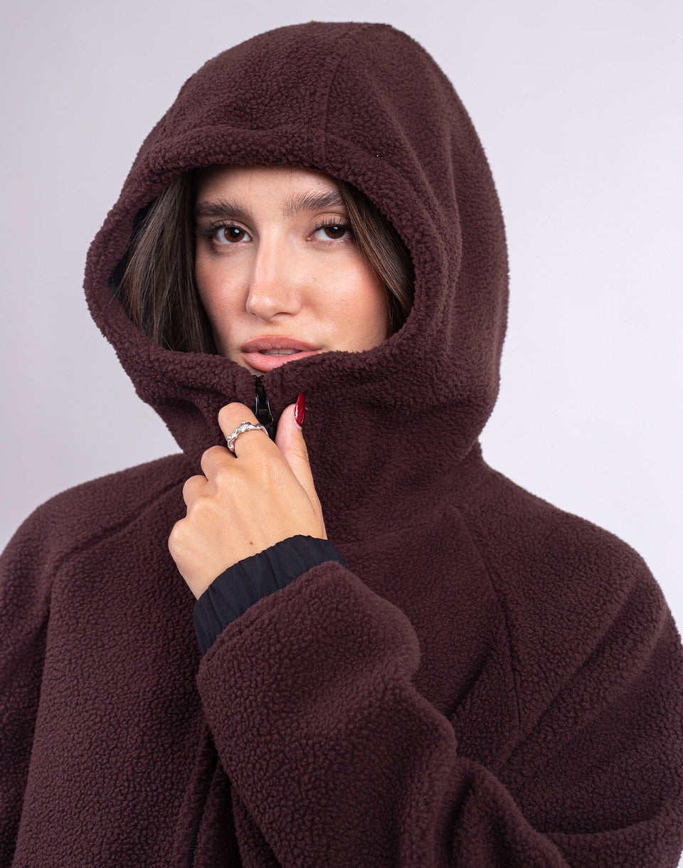 W' Hooded Helix Fleece Jacket