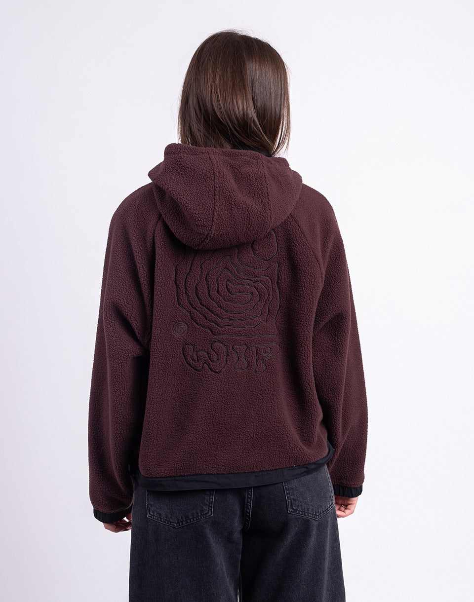 W' Hooded Helix Fleece Jacket