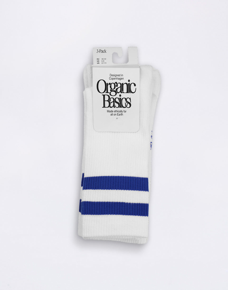 Core Stripe Crew Socks 3-pack