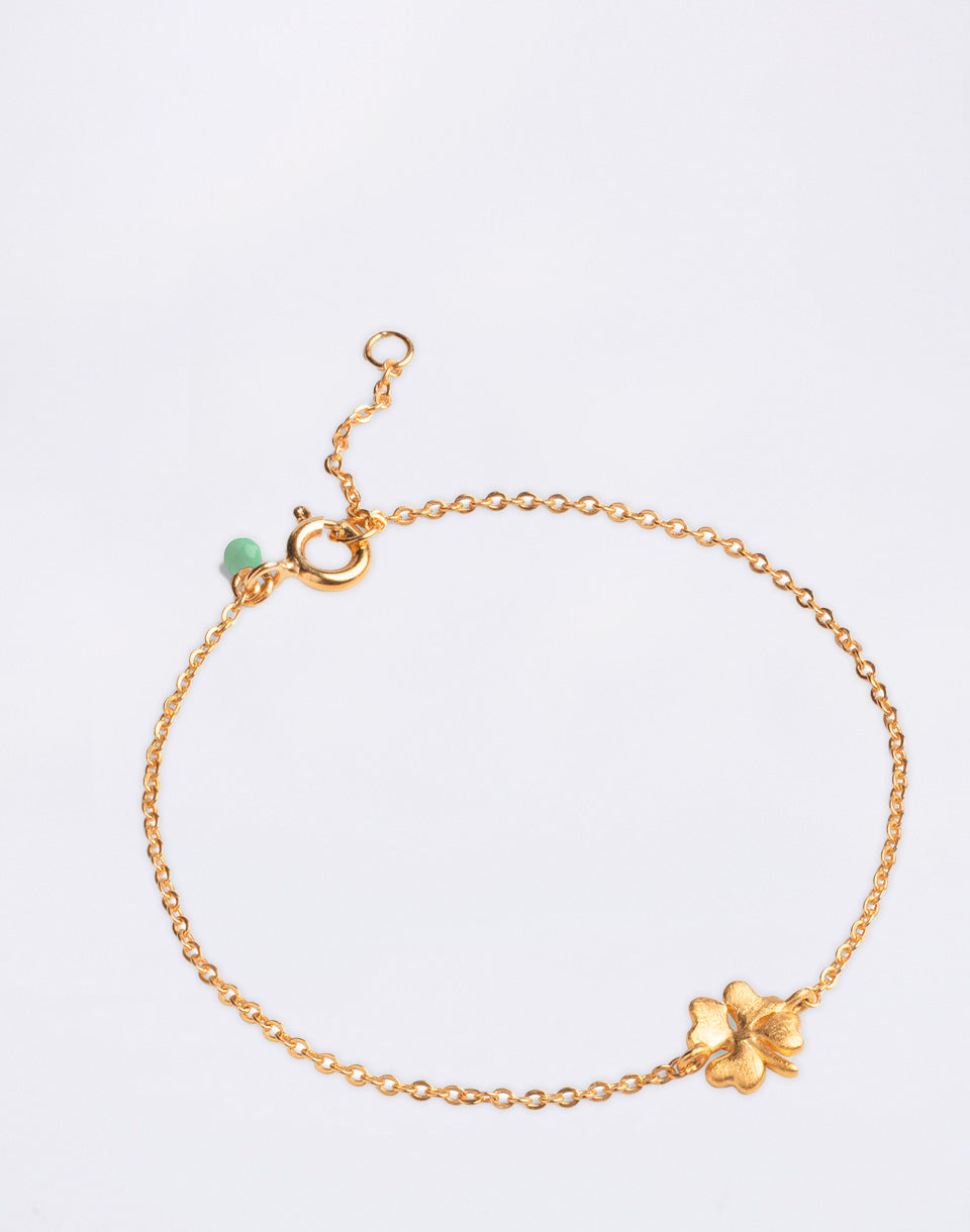 Bracelet, Organic clover