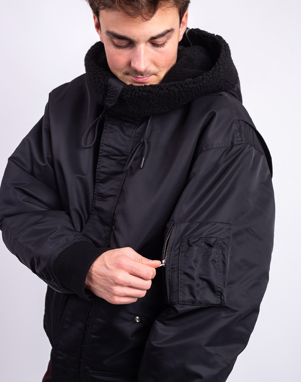 Hooded Oltera Bomber