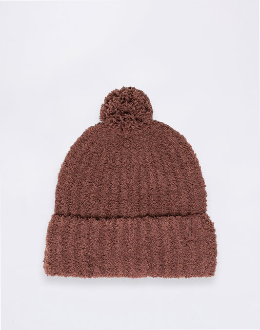 Boucle Pom Solid Beanie