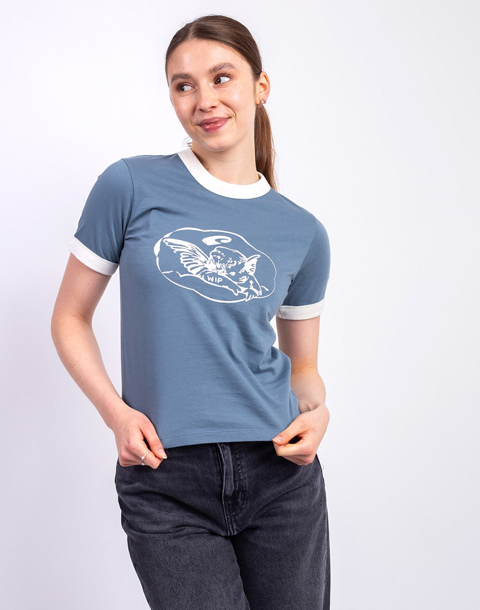 W' S/S Reminiscing Ringer T-S