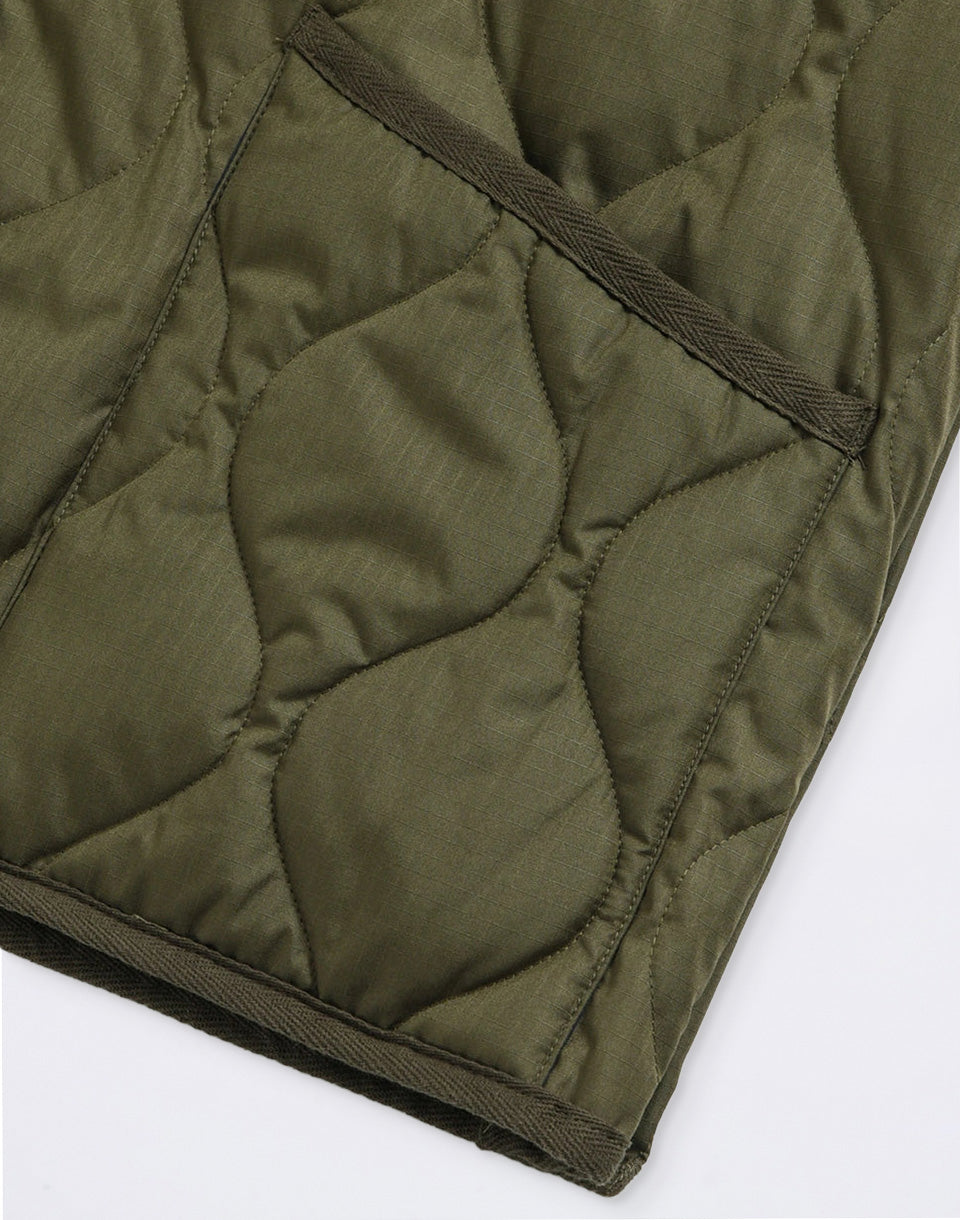 Unisex Military Zip V-Neck Down Vest