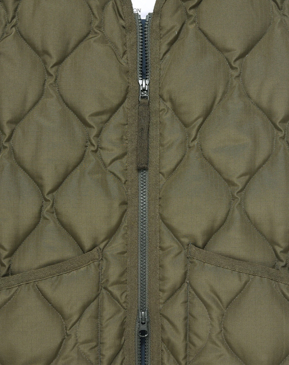 Unisex Military Zip V-Neck Down Vest