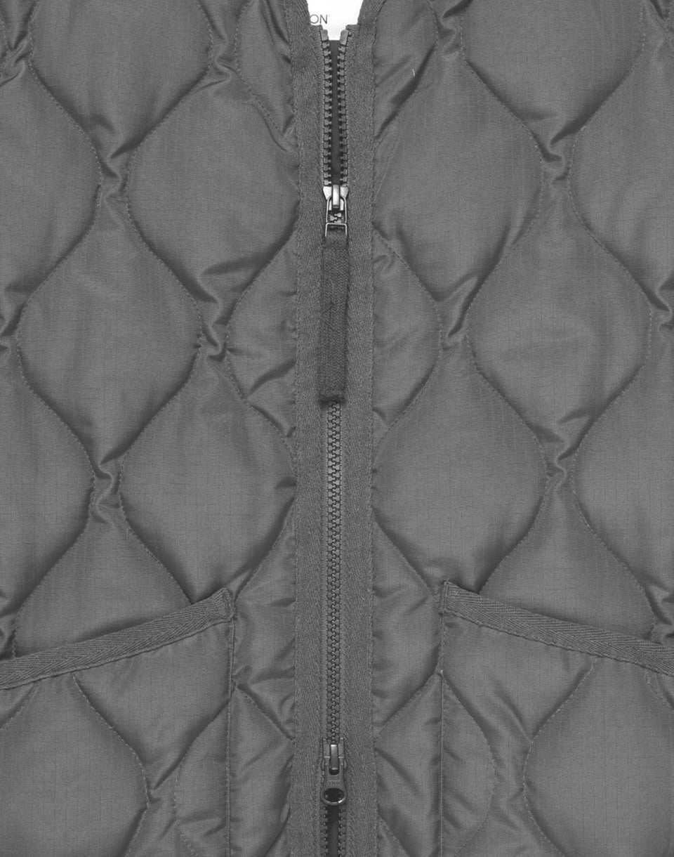 Unisex Military W-Zip V-Neck Down Jacket