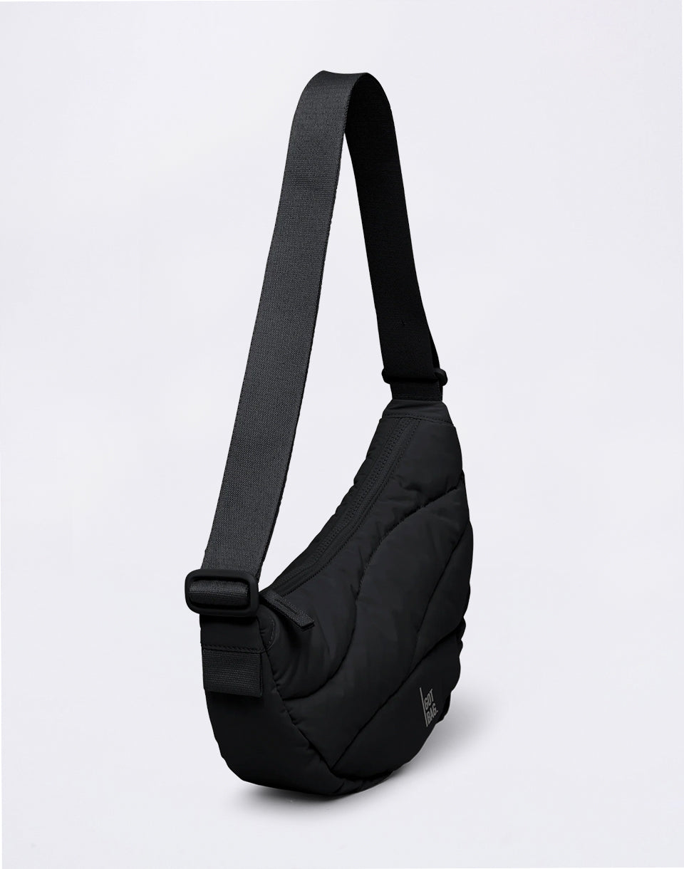 Wavy Puffer Moon Bag