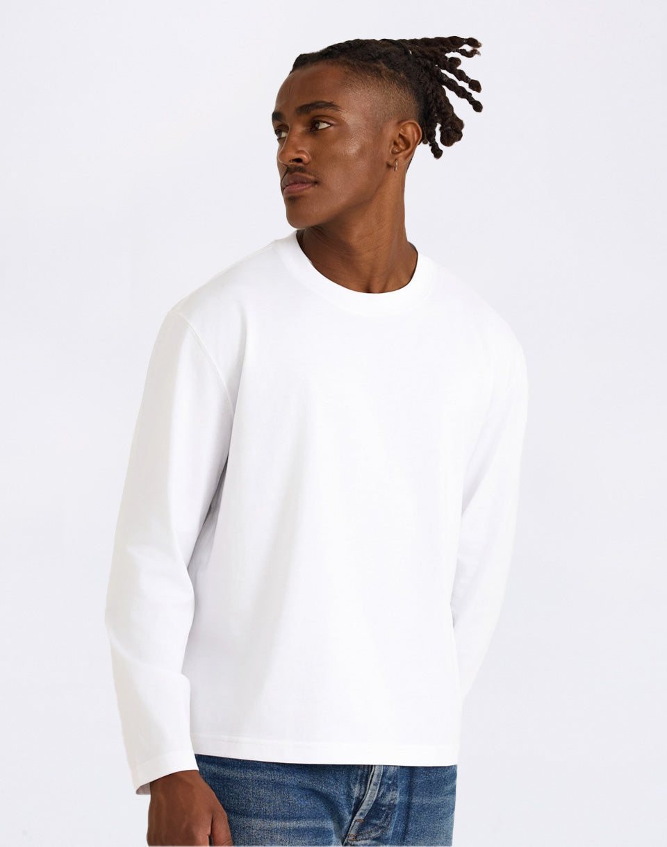 True Heavy Boxy Fit Long Sleeve Tee