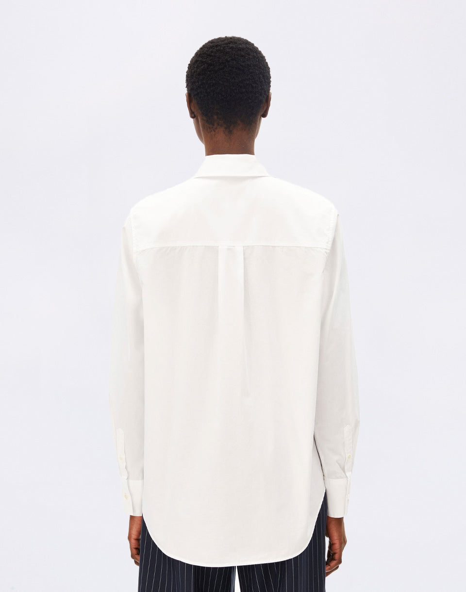 Loose Poplin Shirt Blouse