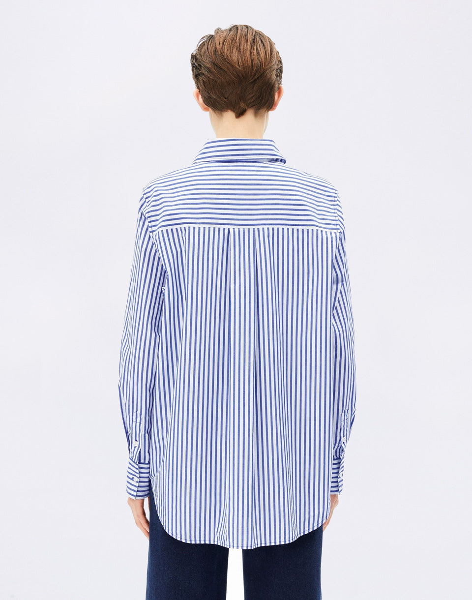 Striped Loose Fit Blouse