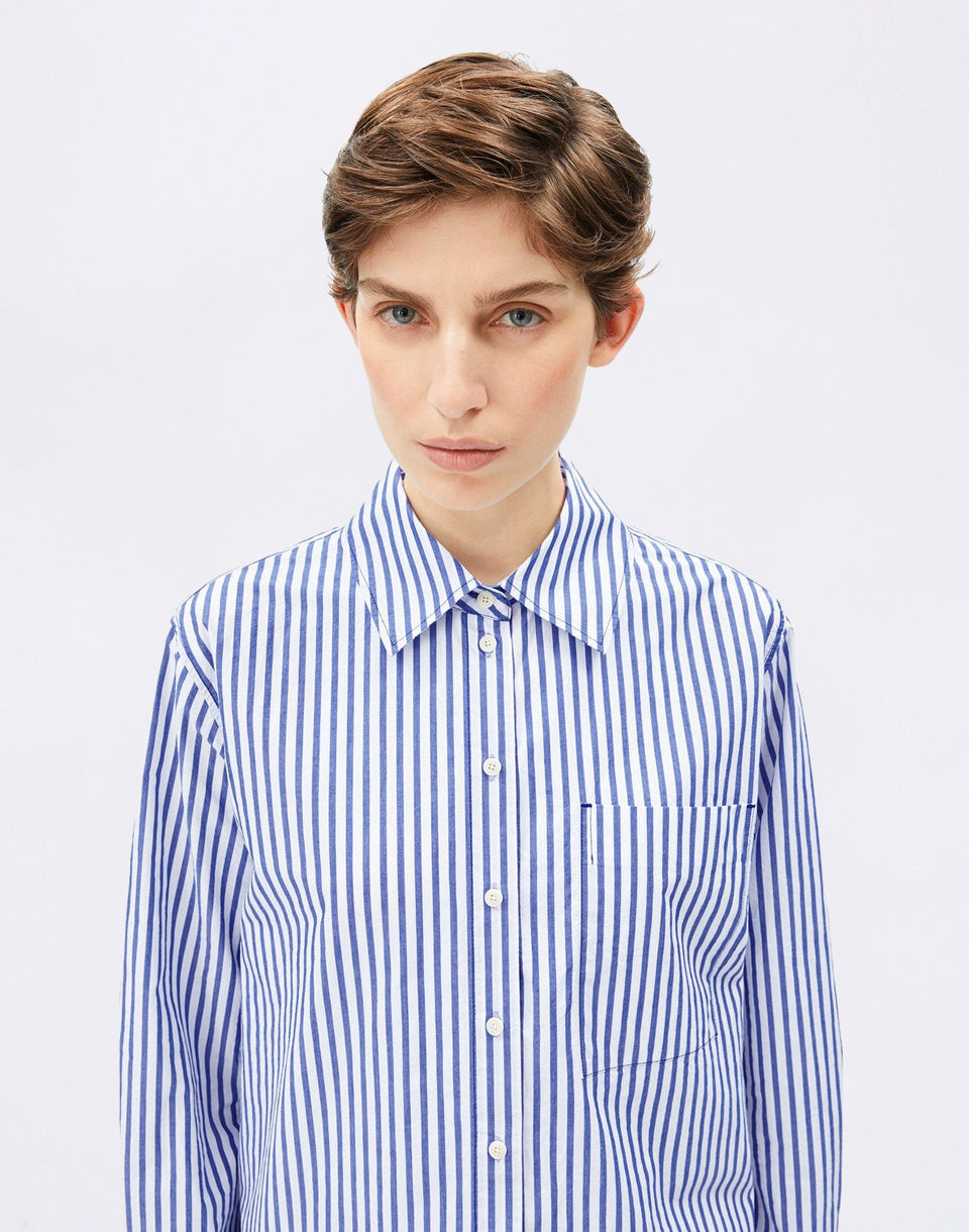 Striped Loose Fit Blouse