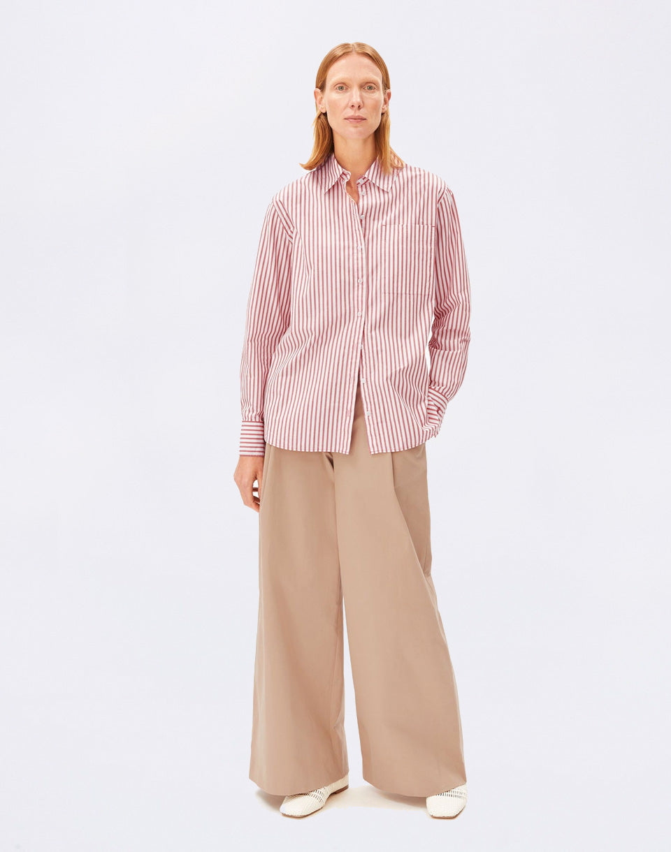 Striped Loose Fit Blouse