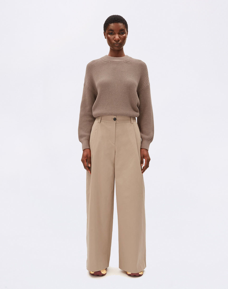 Wide Chino Twill Pant