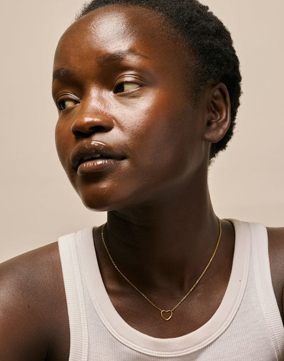 Necklace, Organic Heart