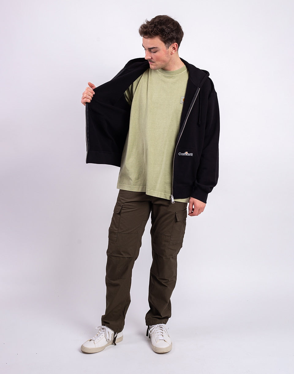 Hooded WIP Label Sweat Jacket