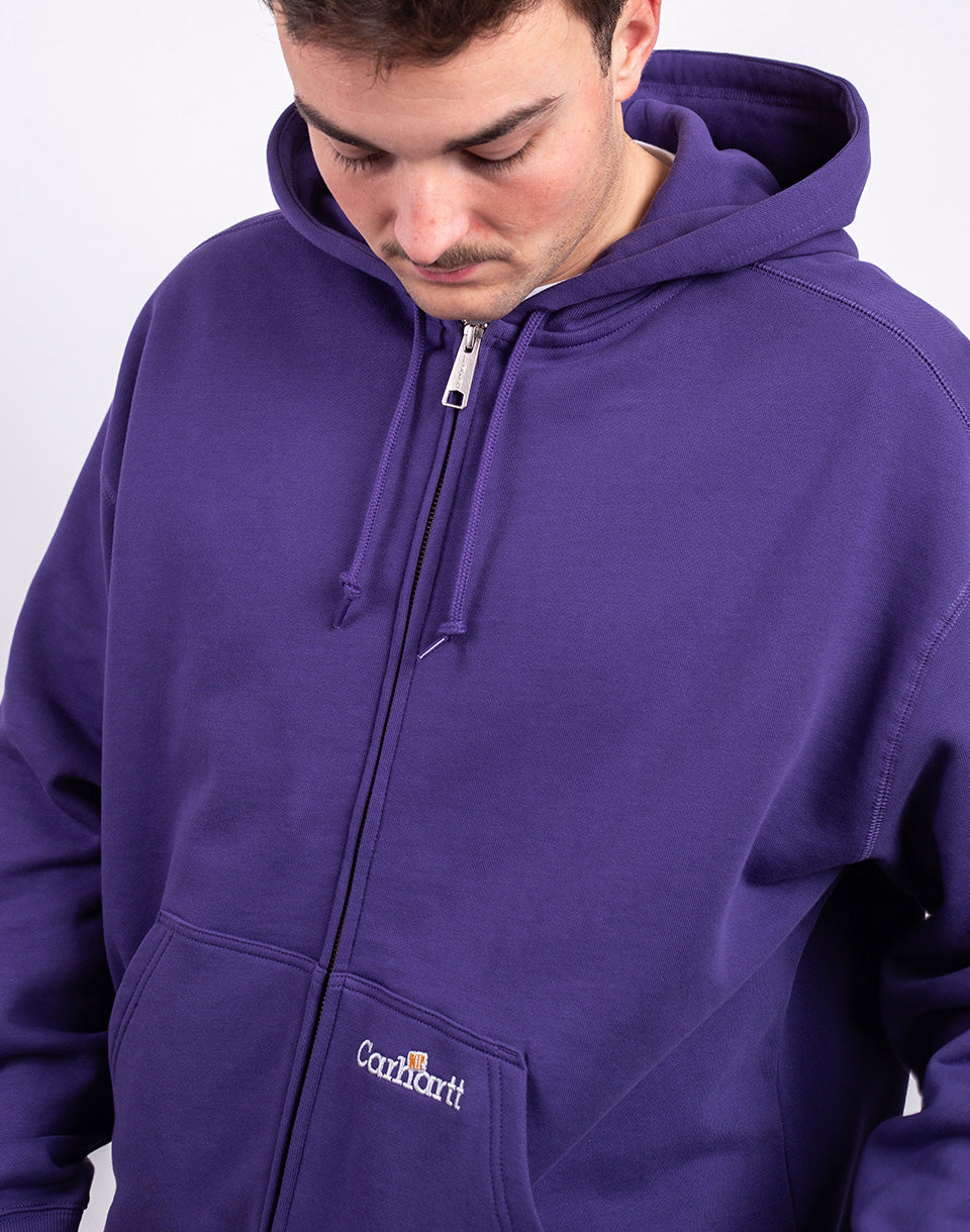 Hooded WIP Label Sweat Jacket