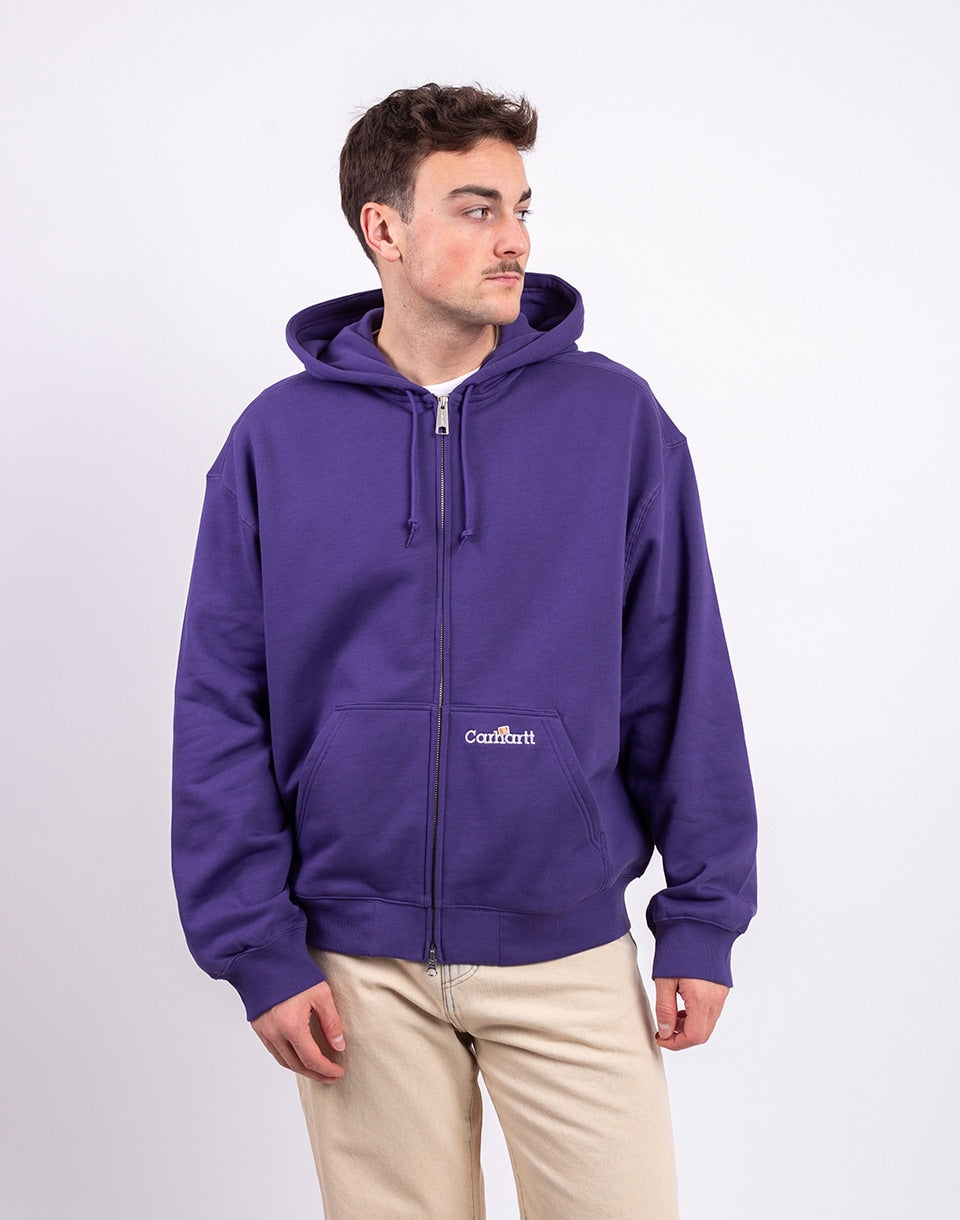 Hooded WIP Label Sweat Jacket