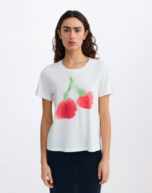 Blurry Cherry Ida Tee