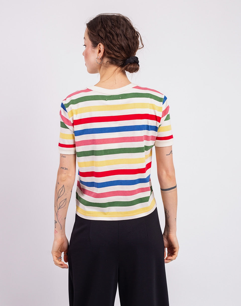 Med Stripes Zowie R Tee