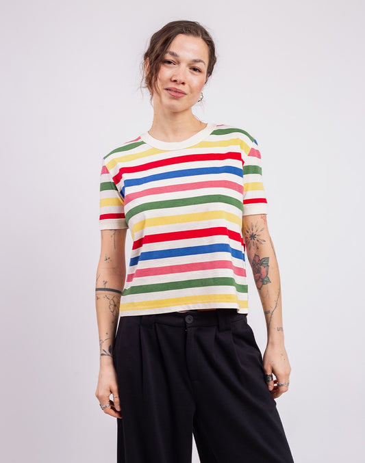 Med Stripes Zowie R Tee