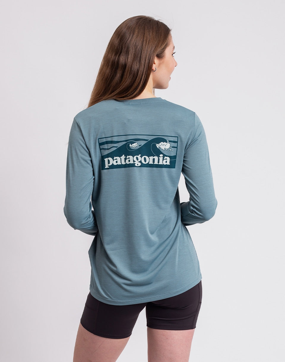 W's L/S Capilene® Cool Daily Shirt - Boardshort Logo