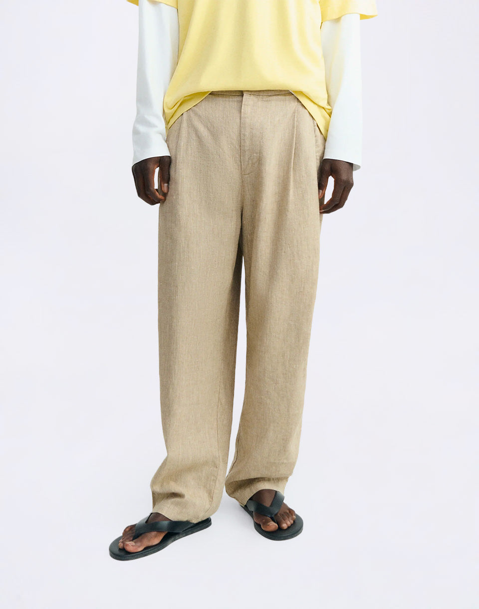 Ecru Hemp Sigurd Pants